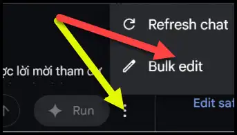 bulk edit with gemini