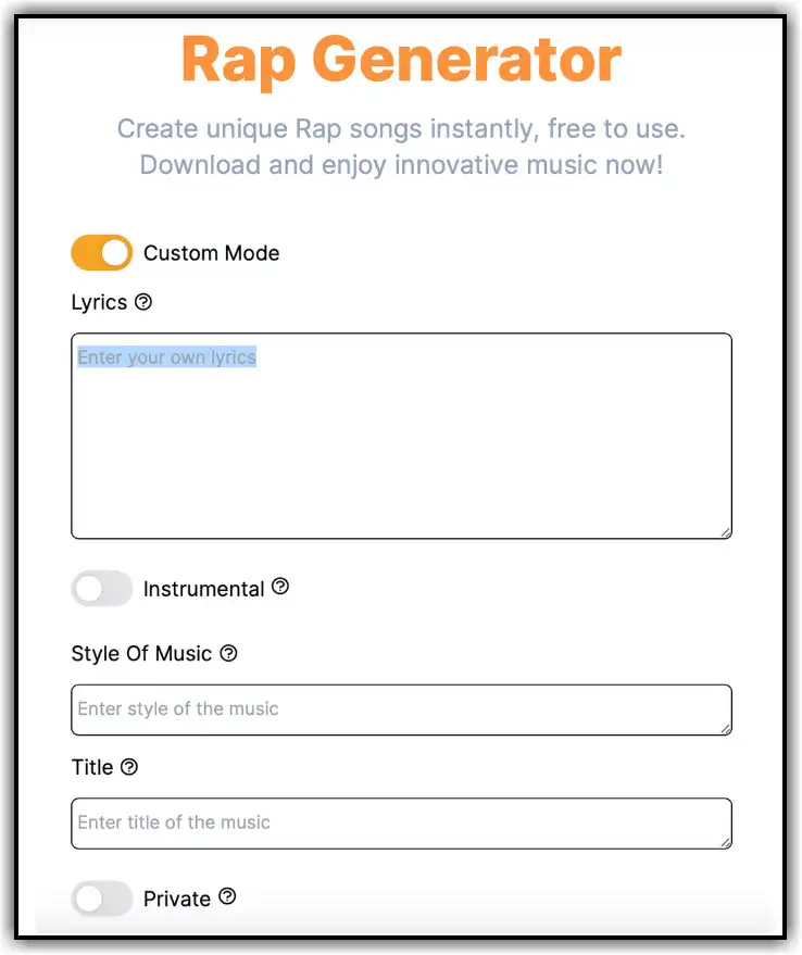 Create Your Own Rap Hits A Guide to Using Rap Generator 3