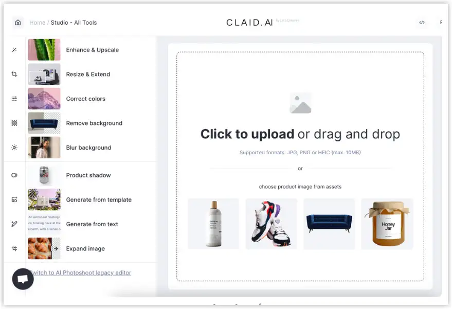 AI Product Photography Tool Claid.ai 2