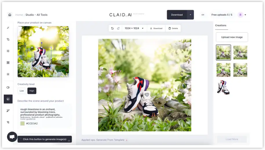 AI Product Photography Tool Claid.ai 3